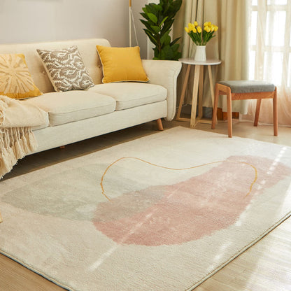 Vloerkleed – Anti-slip | Katoenmix | Easy Care, Multi-kleuren kleurblok design