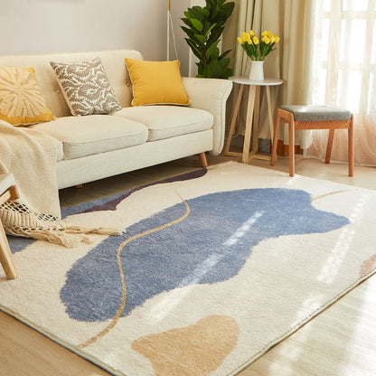 Vloerkleed – Anti-slip | Katoenmix | Easy Care, Multi-kleuren kleurblok design