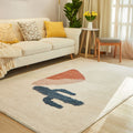 Vloerkleed – Anti-slip | Katoenmix | Easy Care, Multi-kleuren kleurblok design