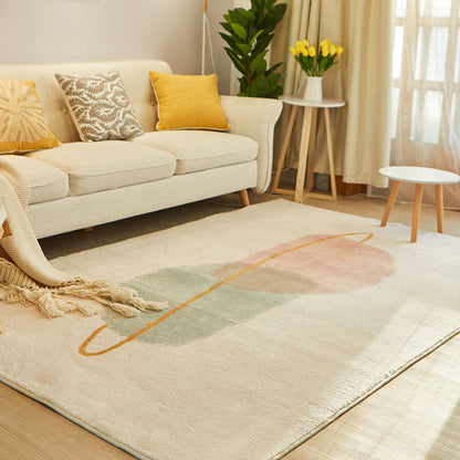 Vloerkleed – Anti-slip | Katoenmix | Easy Care, Multi-kleuren kleurblok design