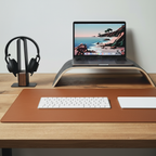 Grote Mousepad – Waterdicht | Antislip PU Suede Desk Mat voor Computer en Gaming - POUEV