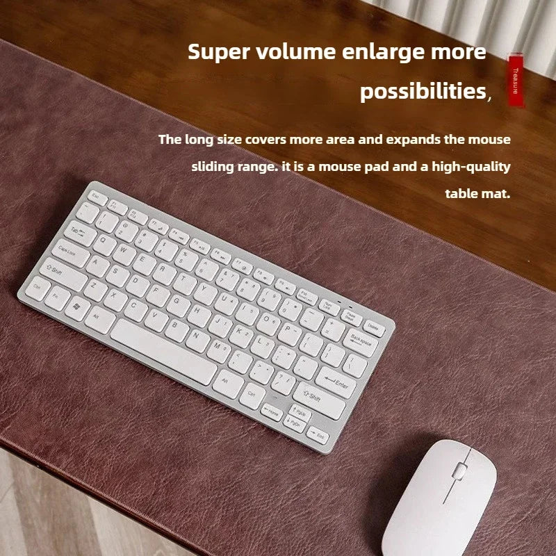 Grote Mousepad – Waterdicht | Antislip PU Suede Desk Mat voor Computer en Gaming - POUEV