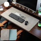 Bureau onderlegger | Antislip PU leer | Gaming en werkplek organizer - POUEV