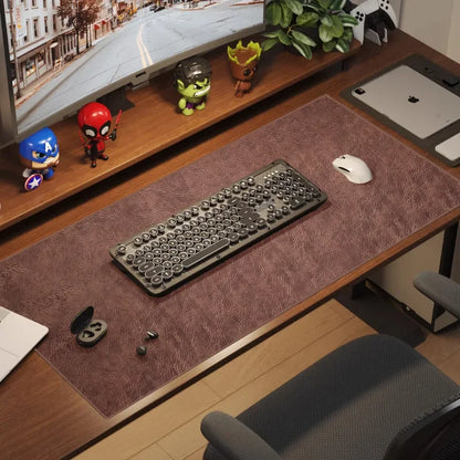 Grote Mousepad – Waterdicht | Antislip PU Suede Desk Mat voor Computer en Gaming - POUEV