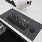 Bureau onderlegger | Vilt | Antislip voor kantoor en gaming - POUEV