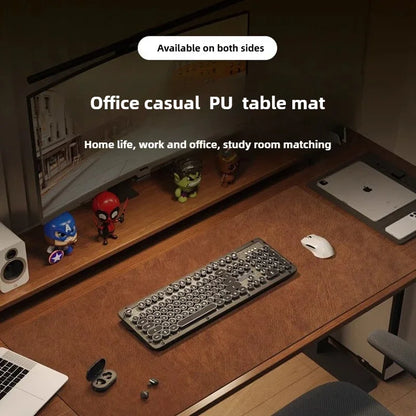 Grote Mousepad – Waterdicht | Antislip PU Suede Desk Mat voor Computer en Gaming - POUEV