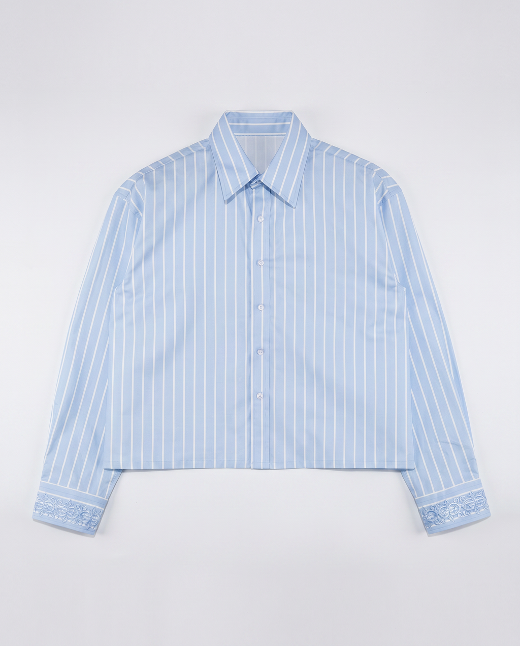 Casual overhemd | 100% katoen | Lange mouwen met knopen